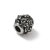 304 Stainless Steel European Beads STAS-H238-09I-AS-2