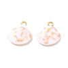 304 Stainless Steel Enamel & Glitter Powder Pendants STAS-Q119-04G-04-1