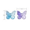 300Pcs Transparent Spray Painted Glass Charms GLAA-LS0001-02-3