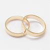 Rack Plating Brass Linking Rings KK-K125-02G-1