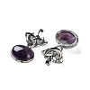 Natural Amethyst Pendants G-F777-02AS-08-2