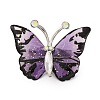 Butterfly Transparent Resin Brooch LS-JEWB-M047-01D-1