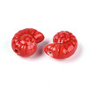 Glazed Porcelain Beads PORC-I028-02H-01-2