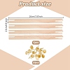 4Pcs DIY Wood Photo Picture Frame Border Mortise Tenon DIY-AN0001-34-2