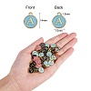 Golden Plated Alloy Enamel Charms ENAM-SZ0001-05G-4