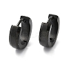 304 Stainless Steel Polishing Effect Hoop Earrings EJEW-M001-31EB-4