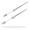 2Pcs Zinc Alloy Vintage Letter Opener AJEW-YW0002-06-1