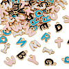 78Pcs 26 Styles Alloy Enamel Charms ENAM-TA0003-52-3