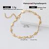 Elegant 304 Stainless Steel Link Chain Bracelets for Women XA7363-2-1