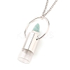 304 Stainless Steel Openable Perfume Bottle Pendant Necklaces NJEW-I239-05S-3