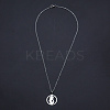 Non-Tarnish 201 Stainless Steel Pendants Necklaces NJEW-S105-JN684-45-1-2
