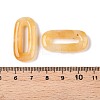 Natural Topaz Jade Oval Pendants G-N342-105F-3