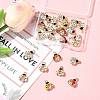 24Pcs Alloy Enamel Charms ENAM-FS0003-76-7