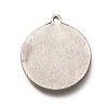 Non-Tarnish 304 Stainless Steel Pendants STAS-H123-01B-P-2