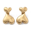 304 Stainless Steel Stud Earrings STAS-Z112-21G-4