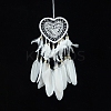 Heart Woven Web/Net with Feather Hanging Ornaments PW-WGCCCC7-01-1