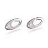 Tarnish Resistant 304 Stainless Steel Stud Earring Findings STAS-E482-01P-2