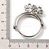 Alloy Open Back Bezel Pendants PALLOY-I223-16P-3