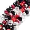 Glass Beads Strands EGLA-A034-M8mm-14-2