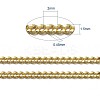 Brass Twisted Chains X-CHC-S108-G-3