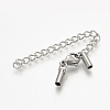 Tarnish Resistant 201 Stainless Steel Chain Extender STAS-S076-82-1
