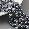 Dyed Natural Cultured Freshwater Pearl Beads Strands PEAR-A006-28A-X-1