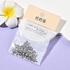 SHEGRACE Brass Pave Cubic Zirconia Star Connector Charms XGRQ2O314-441A-P-6