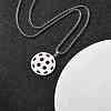 201 Stainless Steel Pickleball Pendant Box Chain Necklaces for Women Men LS-NJEW-H050-01A-P-2