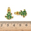 304 Stainless Steel Enamel Pendants STAS-L300-012G-35-3