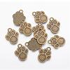 Tibetan Style Alloy Pendants TIBEP-21652-AB-NR-1