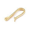 Rack Plating Brass Hook Clasps LS-KK-E073-01G-2