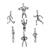 7Pcs 7 Styles Tibetan Style Alloy Pendants TIBE-PH0002-42-6