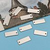 Tarnish Resistant 304 Stainless Steel Stamping Blank Tag Pendants STAS-S028-05-6