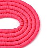 Handmade Polymer Clay Beads Strands CLAY-R089-8mm-Q073-2