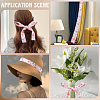 1Roll Single Face Printed Polyester Satin Ribbon SRIB-CY0001-47B-5