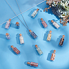 20Pcs 10 Styles Glass Wishing Bottle Pendants PALLOY-HY00068-4