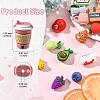 20Pcs 20 Styles Silicone Beads SIL-YW0002-22-3