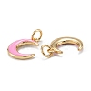 Real 18K Gold Plated Brass Enamel Pendants KK-A155-14G-4