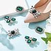 6Pcs 3 Styles Alloy Glass Rhinestone Shoe Decoration FIND-AR0005-06-4