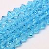 Imitate Austrian Crystal Bicone Glass Beads Strands X1-GLAA-F029-4x4mm-19-1