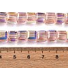 Electroplate Glass Beads Strands EGLA-H108-01A-AB08-2