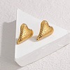 304 Stainless Steel Stud Earrings for Women EJEW-M095-01G-5