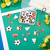 60Pcs 6 Styles Alloy Enamel Pendants ENAM-TA0002-96-5