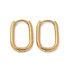 Ion Plating(IP) 304 Stainless Steel Oval Hoop Earrings EJEW-M218-02A-G-2