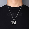 201 Stainless Steel Necklaces NJEW-Q336-01V-P-3