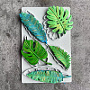 DIY Monstera Leaf & Feather Food Grade Silicone Molds FEAT-PW0001-024A-1