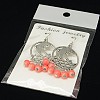 Tibetan Style Chandelier Earrings EJEW-JE00299-4