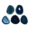 Dyed & Heated Natural Agate Slice Big Pendants GG-CBAAF67-02B-1