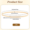 Iron & Resin Rhinestones Waist Chain Belts for Women Ladies Dress AJEW-WH20072-04G-2