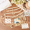 Wall Hanging Photo Display with Wooden Beads Garland AJEW-WH20011-54D-4
